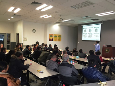 昌黎用户参观约翰迪尔工厂，零距离感受迪尔文化